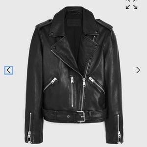 AllSaints “Belfren Leather Jacket”